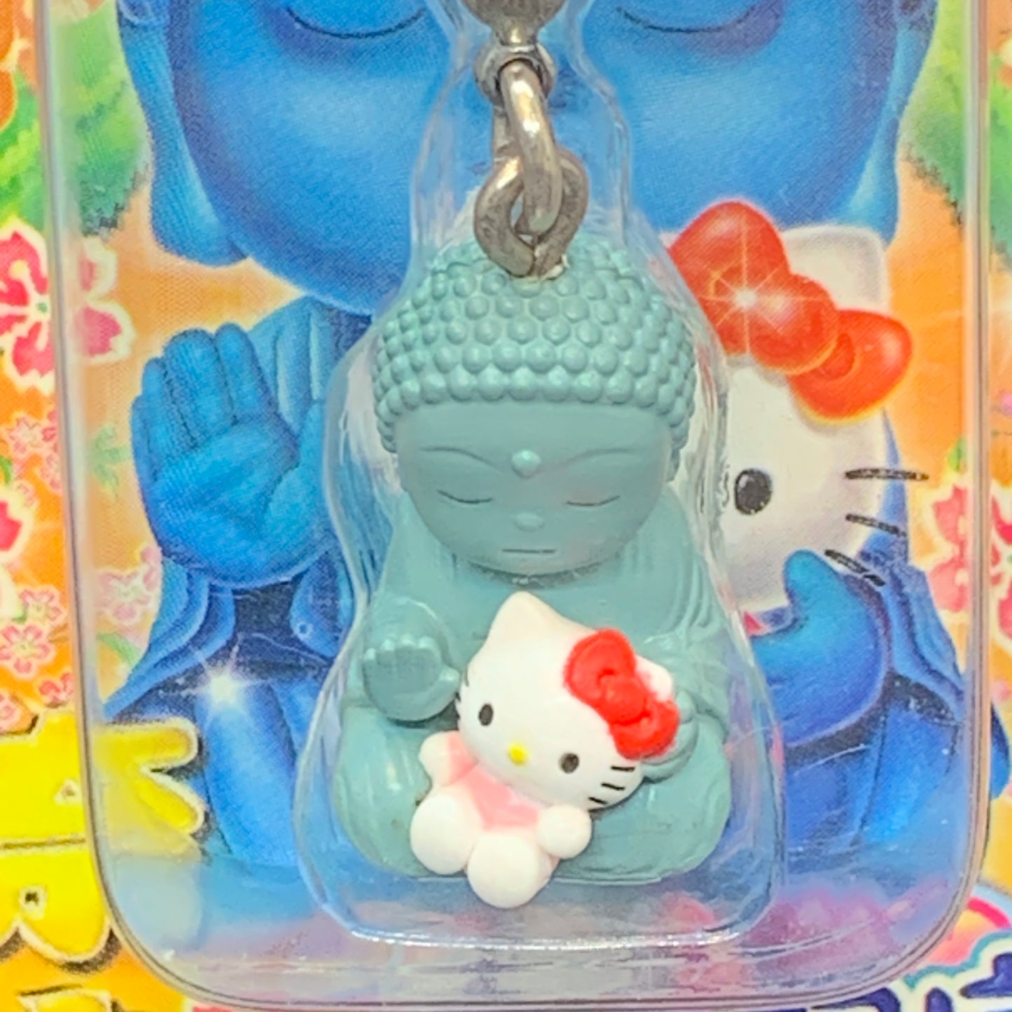 Hello Kitty Gotochi Charm Keychain Sanrio - Nara Daibutsu