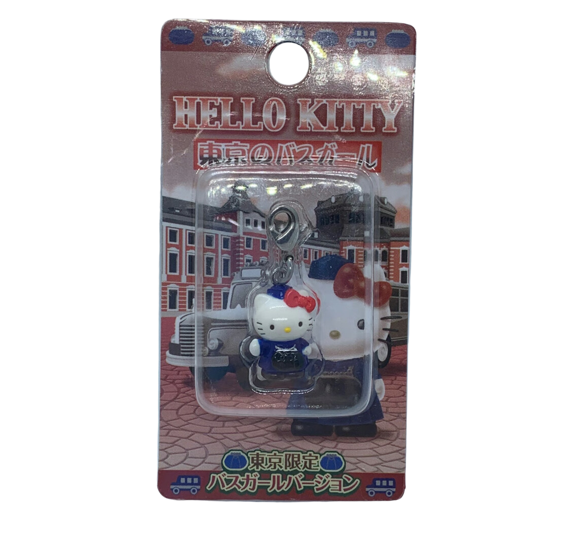 Hello Kitty Gotochi Charm Keychain Sanrio - Tokyo Bus Attendant