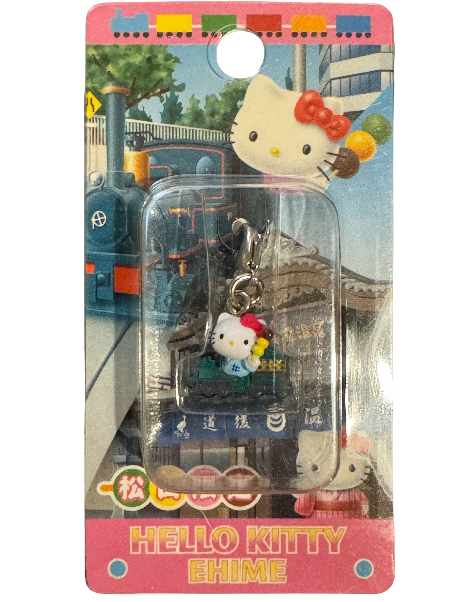 Hello Kitty Gotochi Charm Keychain Sanrio -Ehime Matsuyama Train