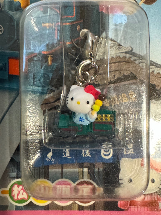 Hello Kitty Gotochi Charm Keychain Sanrio -Ehime Matsuyama Train