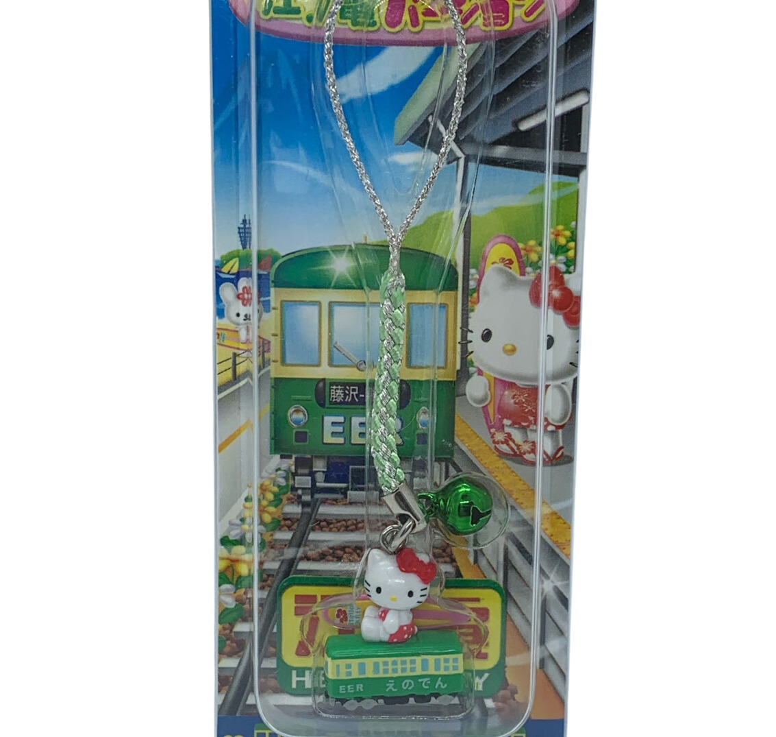 Hello Kitty Gotochi Charm Keychain Sanrio - Kanagawa Enoden Verion