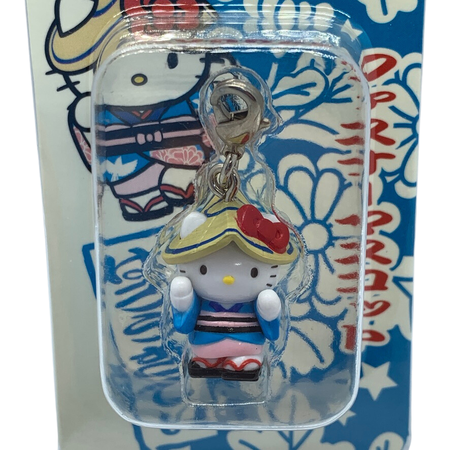 Hello Kitty Gotochi Charm Keychain Sanrio - Minamikoshigaya Awaodori