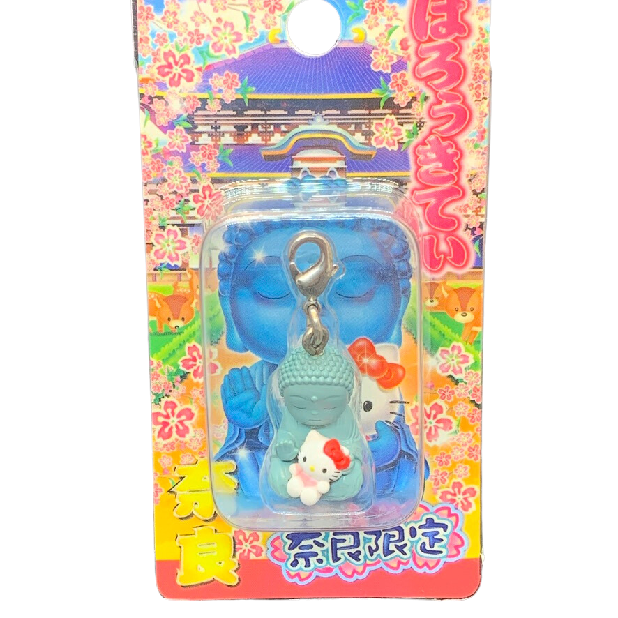 Hello Kitty Gotochi Charm Keychain Sanrio - Nara Daibutsu