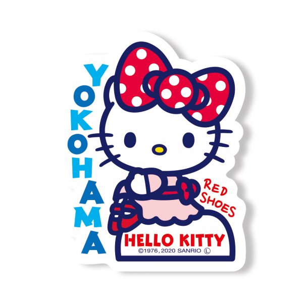 Hello Kitty Gotochi Sticker Kanagawa Yokohama