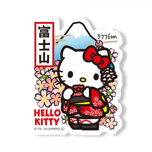 Hello Kitty Gotochi Sticker Shizuoka Mt Fuji