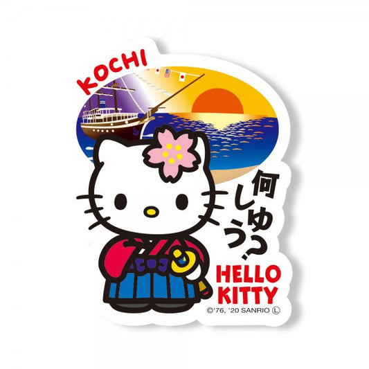 Hello Kitty Gotochi Sticker Kochi Sakamoto Ryoma