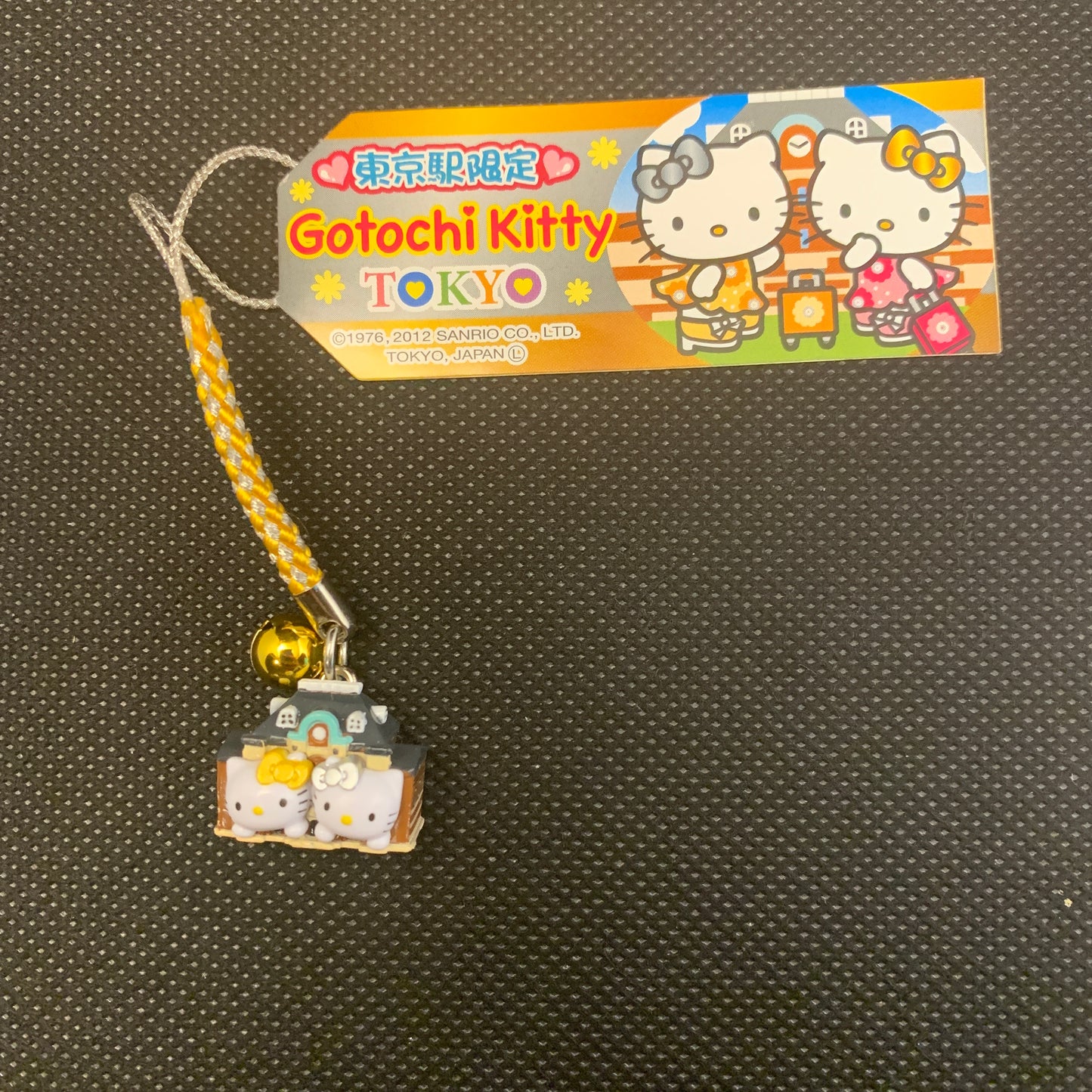 Hello Kitty Gotochi Charm Keychain Sanrio - Tokyo Station