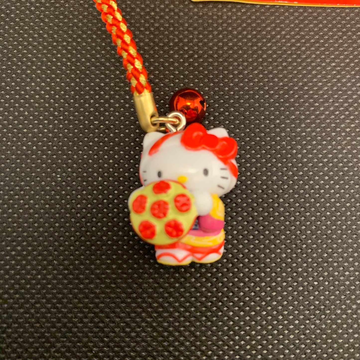 Hello Kitty Gotochi Charm Keychain Sanrio - Yamagata Hanagasa