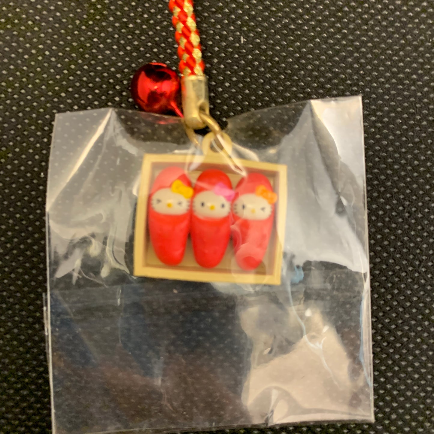 Hello Kitty Gotochi Charm Keychain Sanrio - Fukuoka Hakata Mentaiko