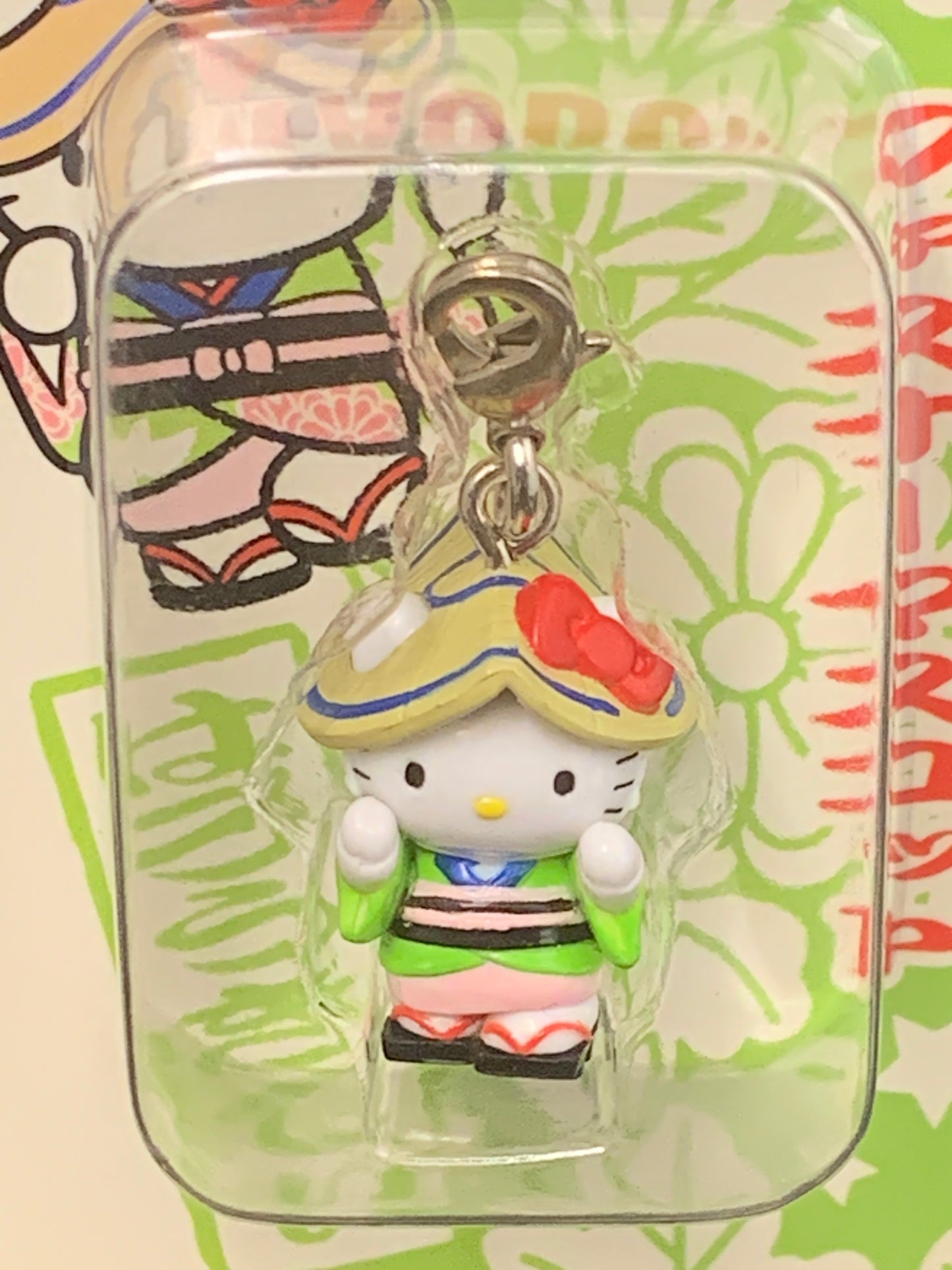 Hello Kitty Gotochi Charm Keychain Sanrio - Saitama Koshigaya Awaodori