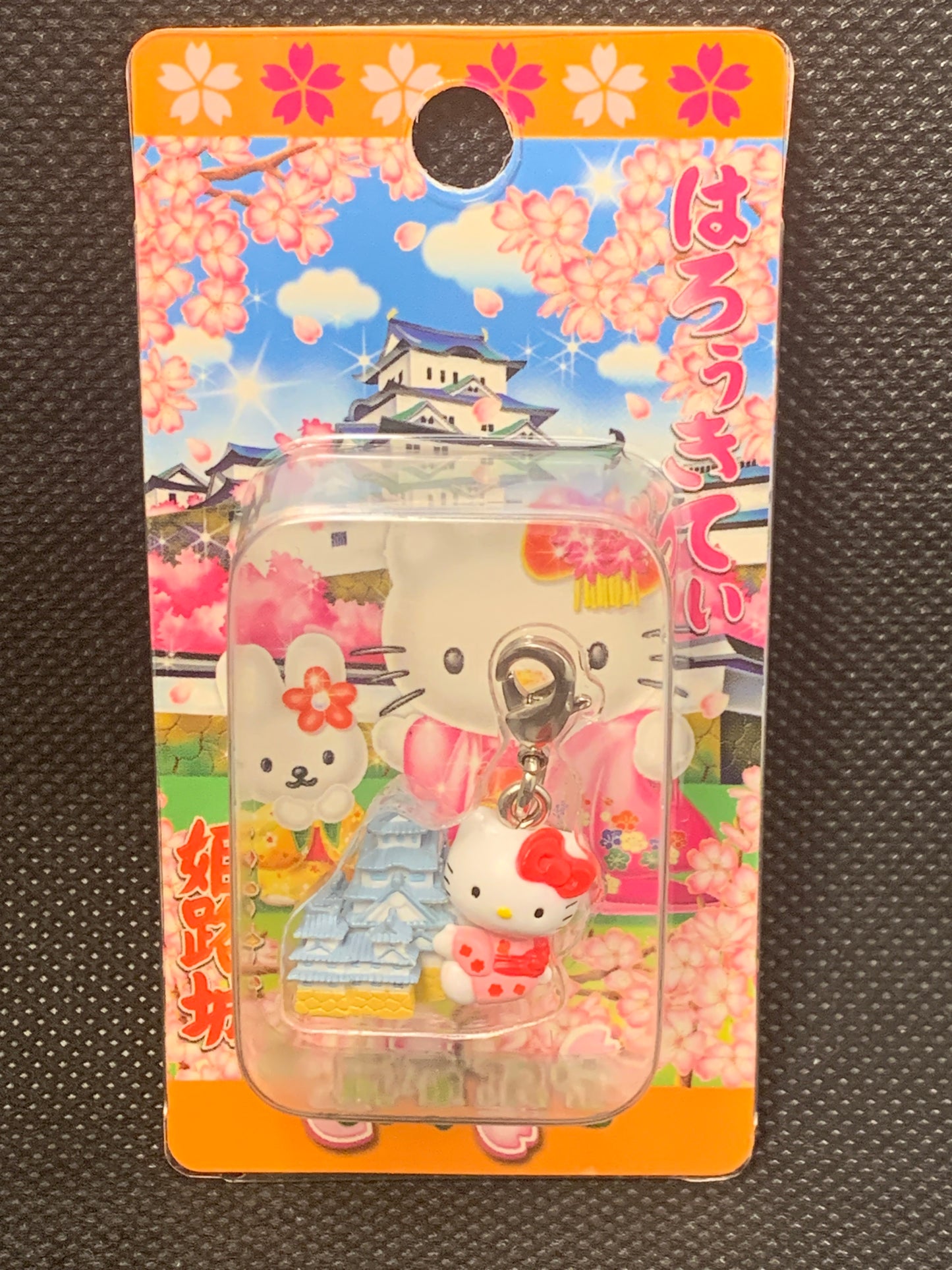 Hello Kitty Gotochi Charm Keychain Sanrio - Hyogo Himeji Castle