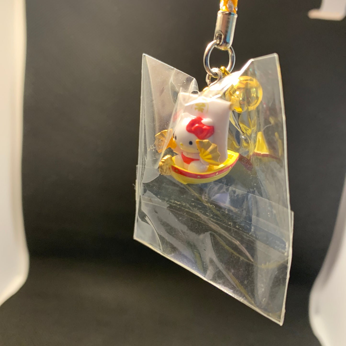 Hello Kitty Gotochi Charm Keychain Sanrio - Konpira Boar Vessel