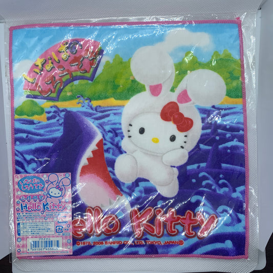 Hello Kitty Gotochi Washcloth / Mini Towel Sanrio - Tottori Sanin Inaba Rabbit