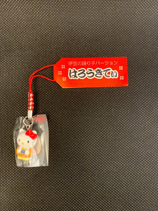 Hello Kitty Gotochi Charm Keychain Sanrio - Shizuoka Izu Traditional Wear