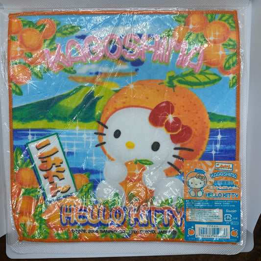 Hello Kitty Gotochi Washcloth / Mini Towel Sanrio - Kagoshima Tangeline