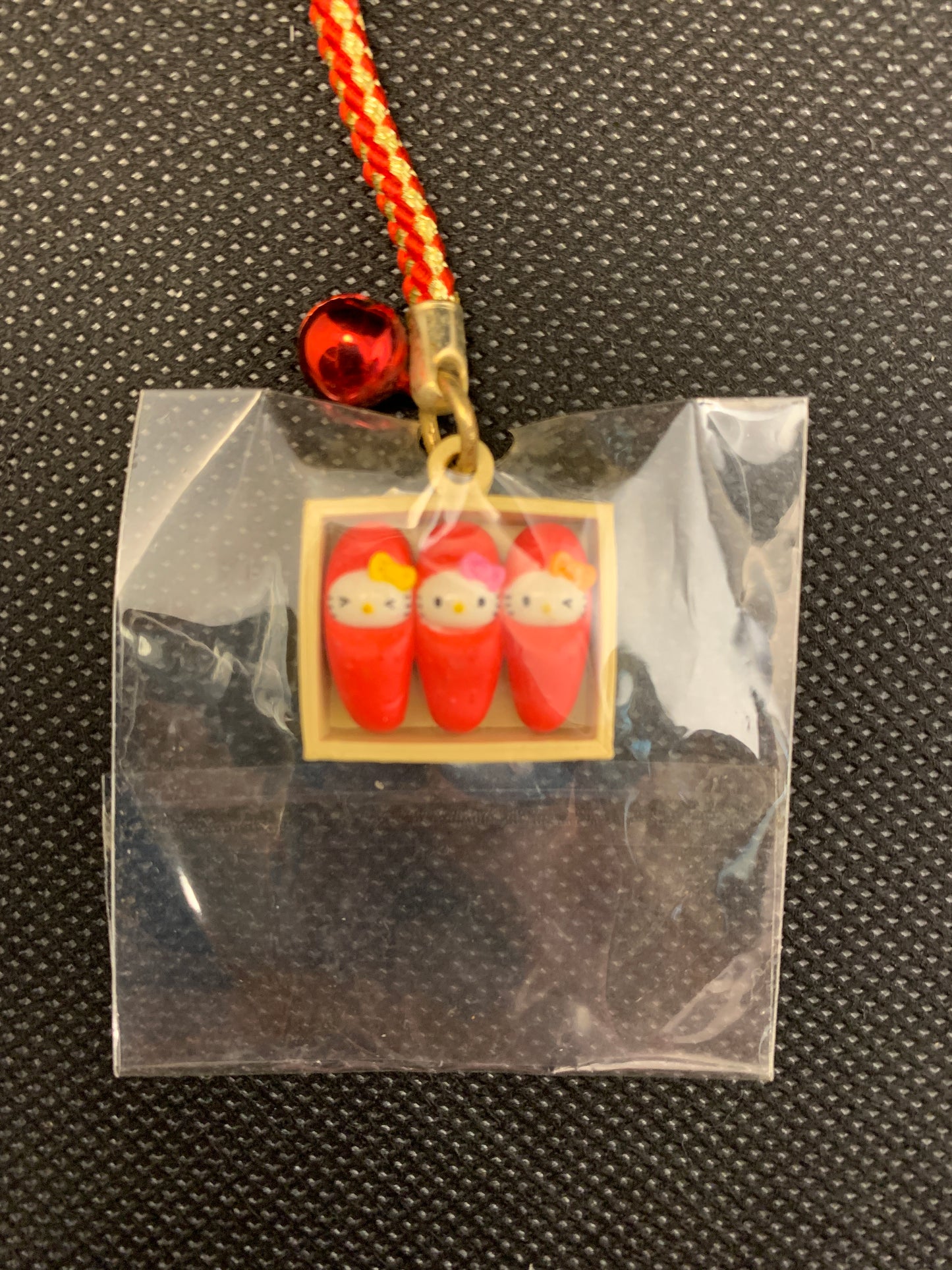 Hello Kitty Gotochi Charm Keychain Sanrio - Fukuoka Hakata Mentaiko