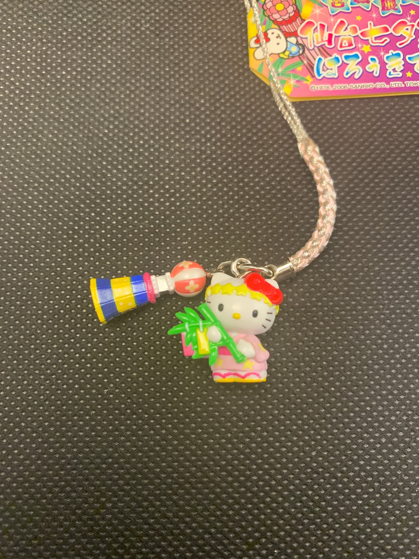 Hello Kitty Gotochi Charm Keychain Sanrio - Miyagi Sendai Tanabata Festival