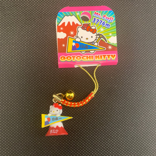 Hello Kitty Gotochi Charm Keychain Sanrio - Mt Fuji