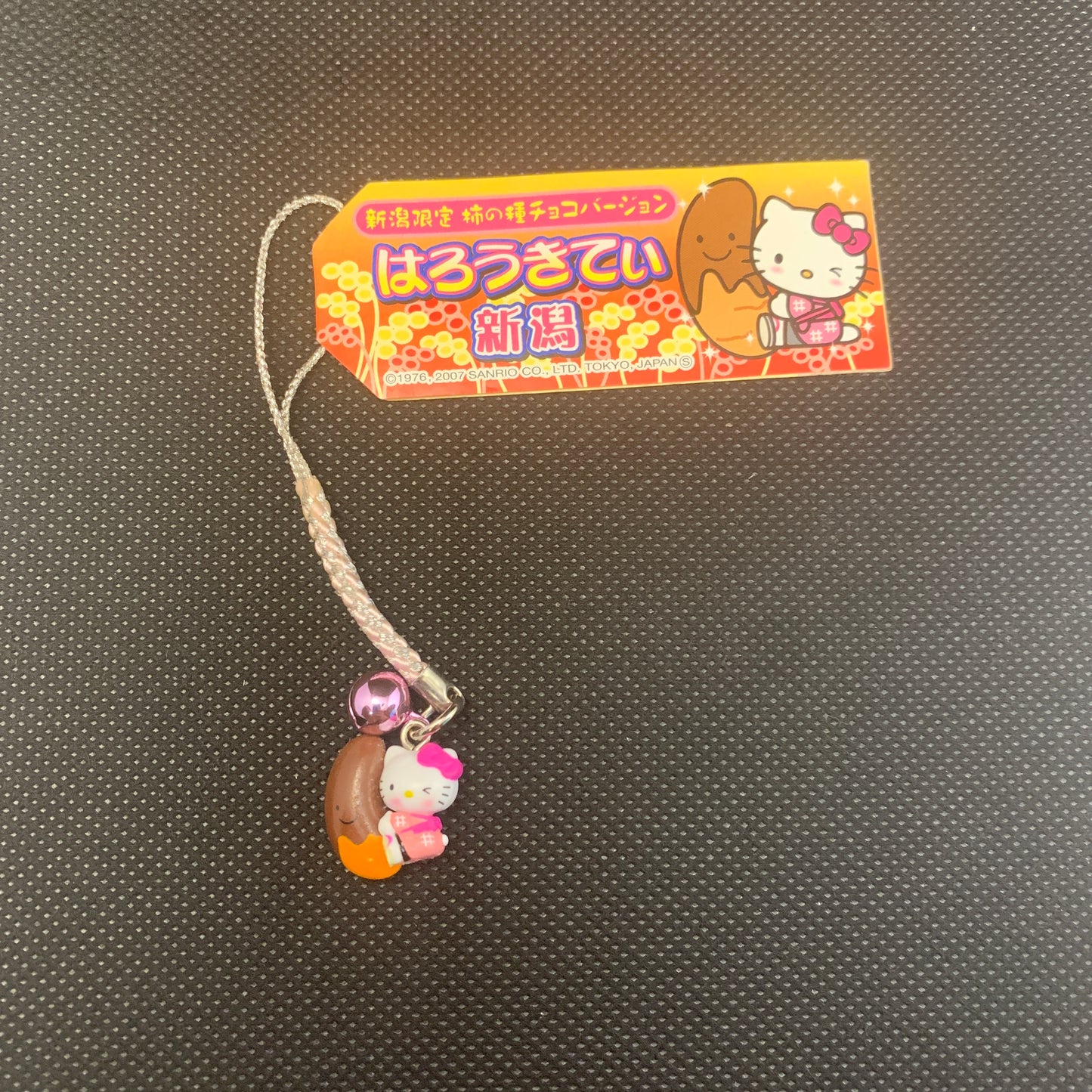 Hello Kitty Gotochi Charm Keychain Sanrio - Niigata Kakino Tane