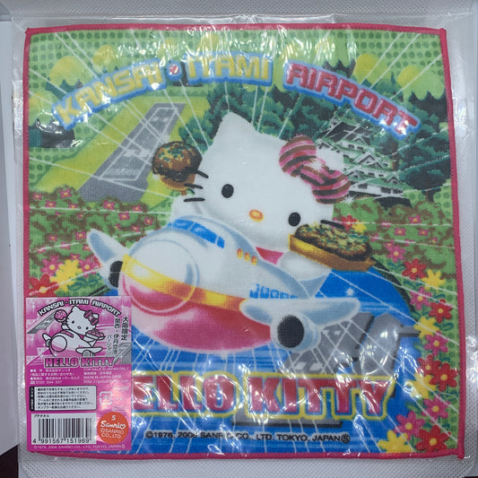 Hello Kitty Gotochi Washcloth / Mini Towel Sanrio - Osaka Itami Airport