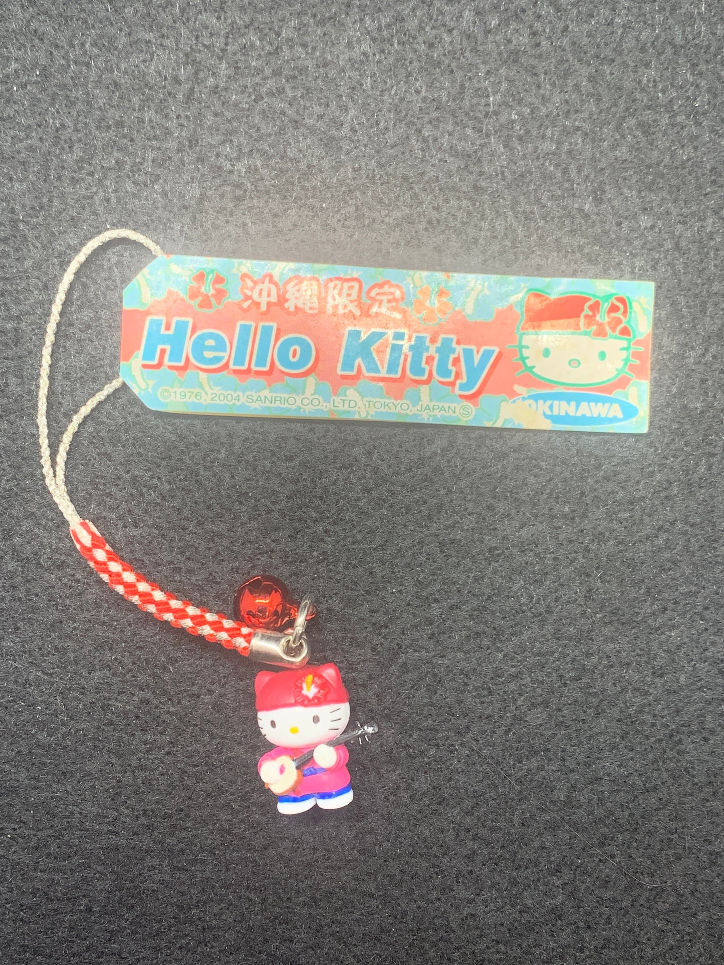 Hello Kitty Gotochi Charm Keychain Sanrio - Okinawa Traditional Wear