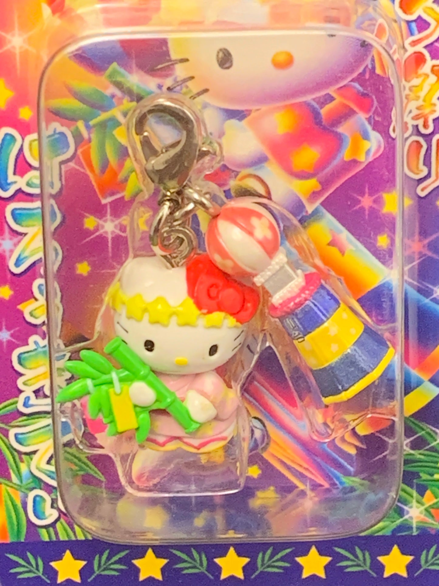 Hello Kitty Gotochi Charm Keychain Sanrio - Miyagi Sendai Tanabata Festival